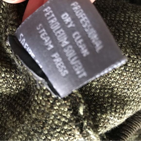 Vintage Silversilk Mens Green Textured Button Cardigan Sweater Size 3XL - Picture 7 of 9